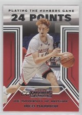 2020-21 Panini Contenders Draft Picks Playing the Numbers Game Nico Mannion 04k0