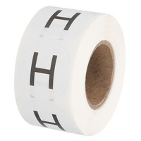 Inventaretiketten Mit Buchstabe H 1-Zoll-Aufkleber (1 Rolle/Insgesamt 500 StüCk)