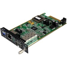 StarTech Gigabit Ethernet Fiber Media Converter Card Module w/ Open SFP Slot