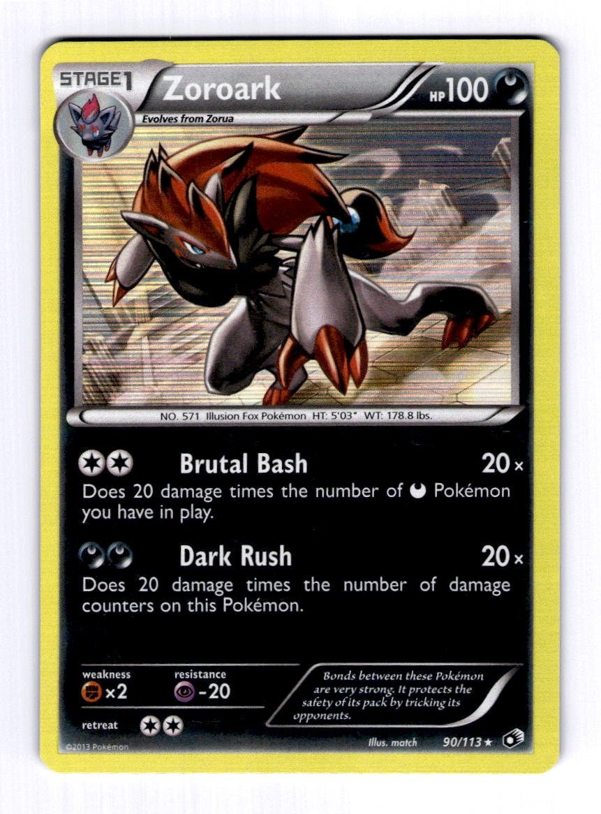 Zoroark Legendary Treasures #90 (2013) Holo LP Pokemon