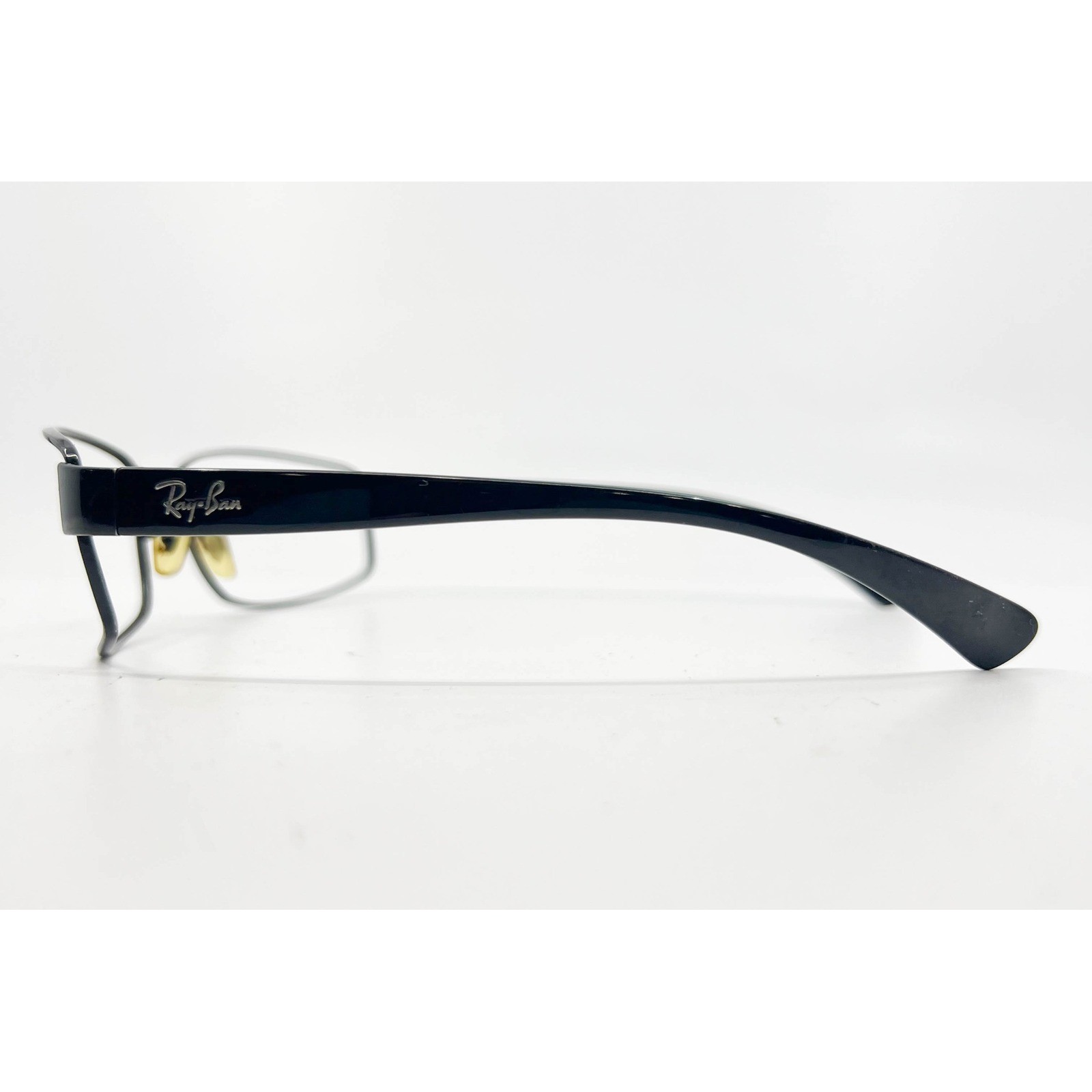 Ray-Ban Rectangular Sunglasses Frames Black Metal… - image 3