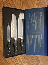 Brewin Professional Kitchen Knives, 3PC Chef Knife Set Sharp Knives Carving S.