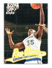 1996-97 Fleer Ultra Basketball #186 Ray Owes Rookie RC Golden State Warriors