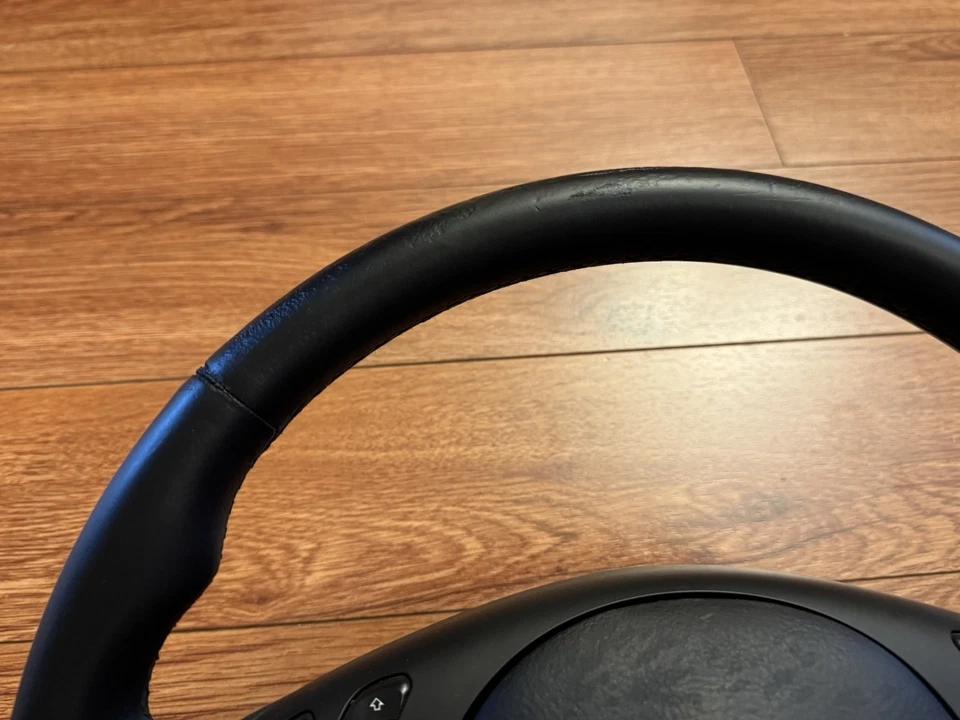 Volante completo negro OEM 2001-2006 BMW E39 540i M5 E46 M3 330i M-Sport Foto 3 de 4