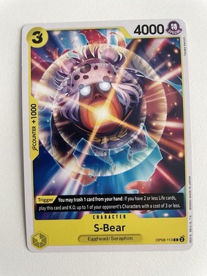 S-Bear OP08-113 (C) Two Legends - One Piece TCG CCG - Regular - NM