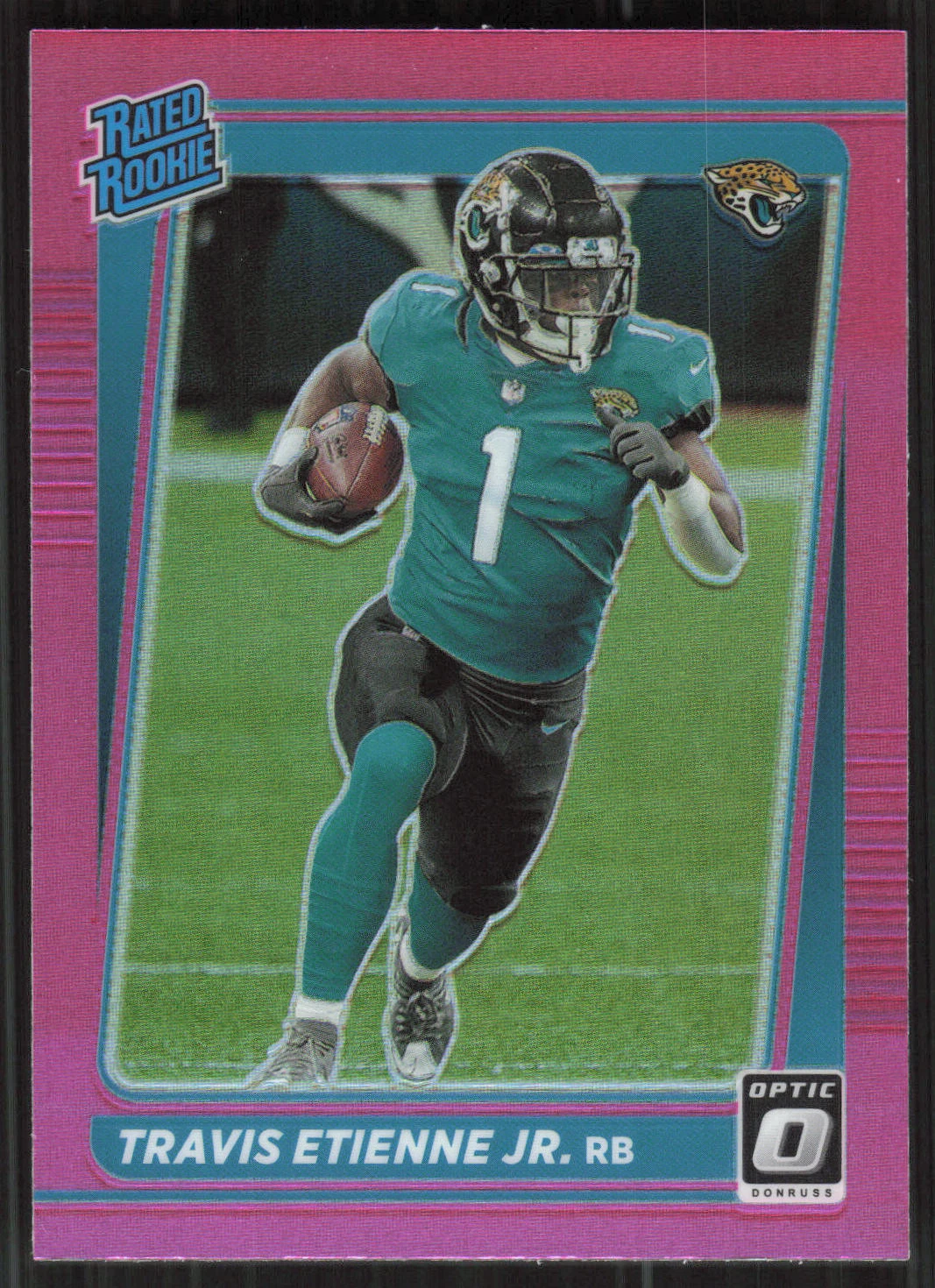 Travis Etienne Jr., 2021 Donruss, #P-258, Jacksonville Jaguars,