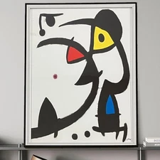 A2 Poster With Frame Joan Miro 2