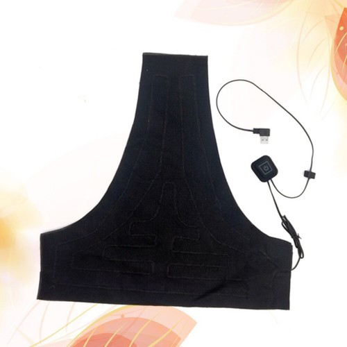 Chaleco eléctrico térmico para hombre almohadilla térmica ajustable para hombros - Imagen 10 de 11