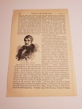 Portrait of William Henry Harrison c. 1882 Engraving