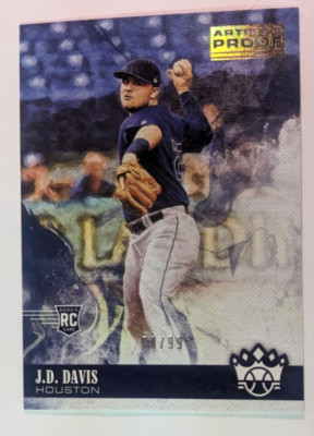 2018 DIAMOND KINGS ARTIST'S PROOF RC J.D. DAVIS 78/99