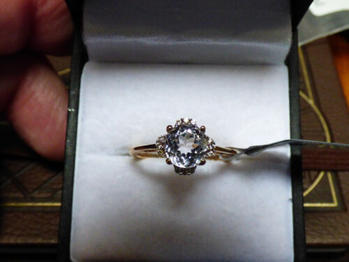 Ice Pink Kunzite Gold Ring - Picture 2 of 9