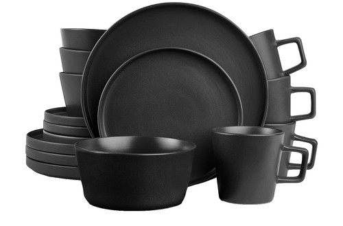 American Atelier Dinner Plates Blue Granada 11” Stoneware Lot Set