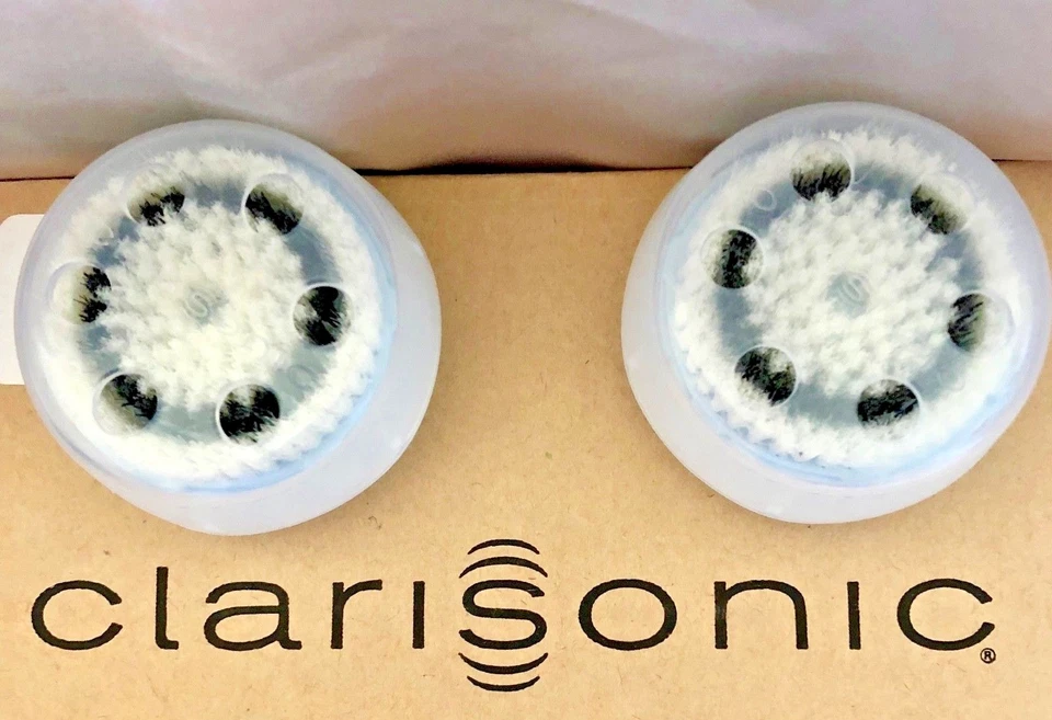 Clarisonic  Delicate Replacement Brush  2  Brushes ~Authentic~ FREE SHIP - Image 3 of 4