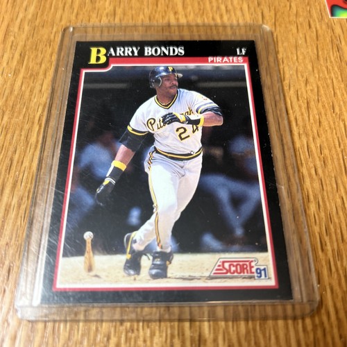 Barry Bonds Score 1991 Card Number 330 Barry Lead The National League 