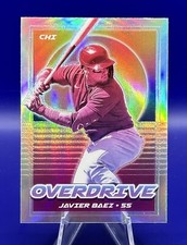 2021 Panini Chronicles Overdrive JAVIER BAEZ Holo Prizm #1 Cubs / Tigers