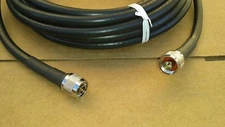 US MADE RG-8/U   N Male to N Male Cb Ham Radio 50 ohm  COAX CABLE Antenna 10 ft
