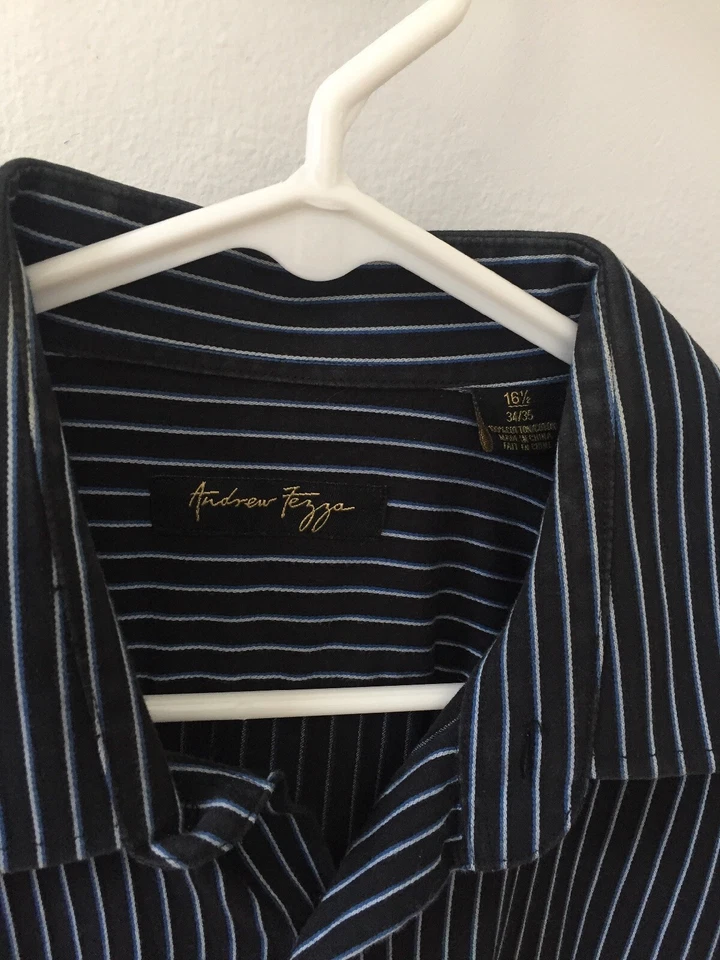 Camisa Andrew Fezza 16 1/2 34 35 para hombre Foto 4 de 4