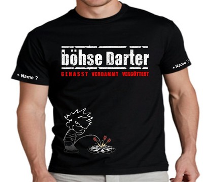 Dartclub Dart T Shirt Trikot Scheibe Dartshirt Darthemden Dartmotive Logo 83