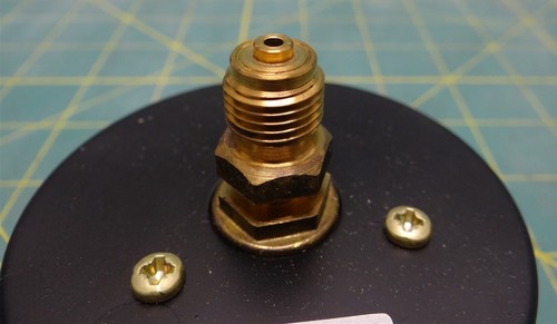 3" Budenberg Pressure Gauge 0-200 lb/in 1/8" Back Bite NSN 6685-00-006-3742 - Picture 4 of 5