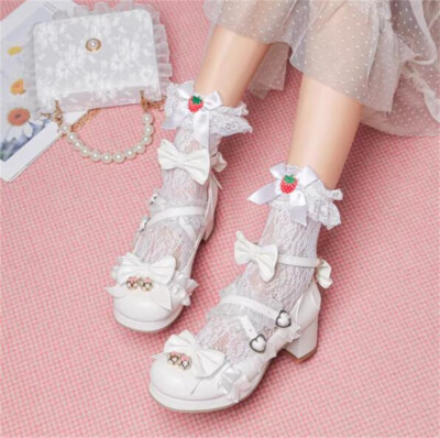 ZIRIA Lolita Schoenen Zwarte Hoge Hakken Ronde Teen Mary Jane Dames Schoenen