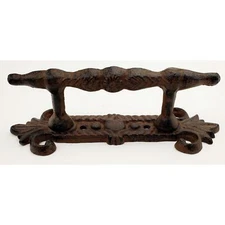 Rustic Cast Iron Antique Style Fancy Barn Handle, Gate Pull, Shed Door Handle