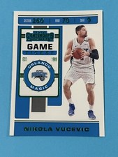 2019-20 Panini Contenders Nikola Vucevic Game Ticket Green Foil #86 ORL Magic