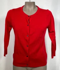 Chick-Fil-A Oobe Uniform Employee Red 3/4 Sleeve Sweater Women's SMALL NWT