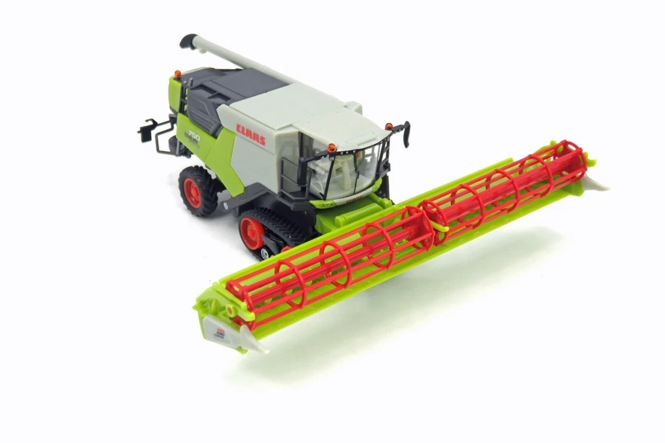 CLAAS Trion 750 Terra Trac and Convio Flex 1080 Header 1:87 Scale Model Combine - Image 4 of 4