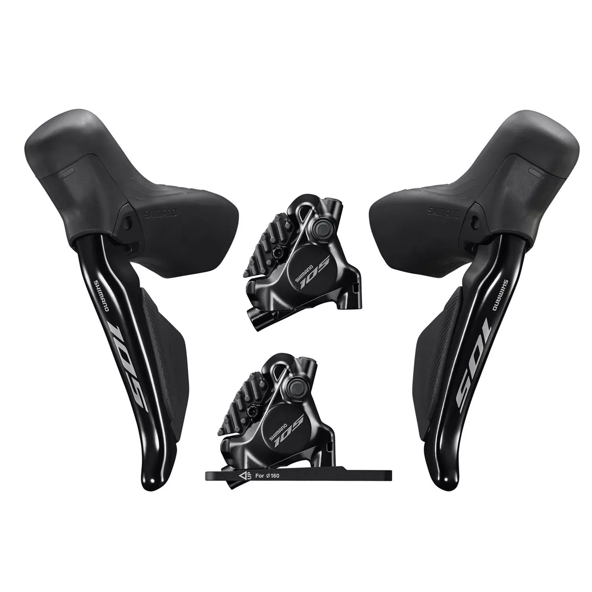 Shimano 105 Di2 R7150 R7170 2x12 Speed Hydraulic Disc Brake Set Front Derailleur