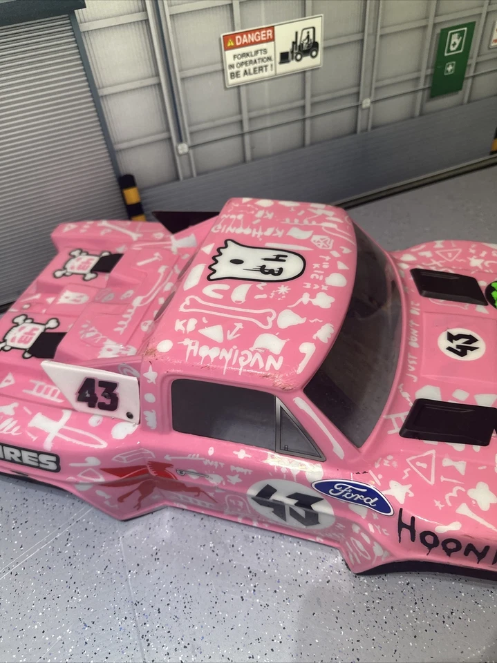 Custom Proline F100 Traxxas Slash 1/10 Ken Block Hoonigan RC Truck Body Hoonipig - Image 4 of 4