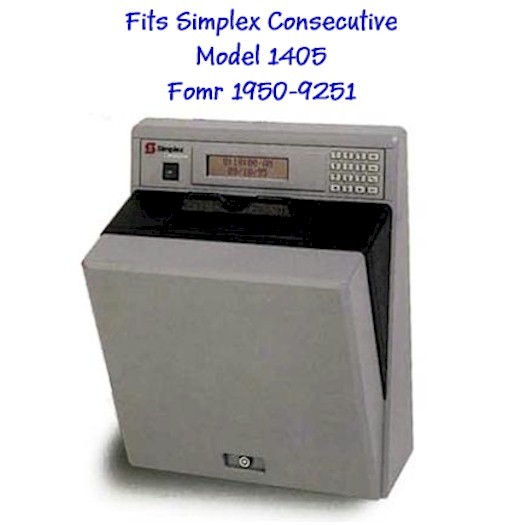 (1000 ct.) Time Cards for the Simplex Consecutive Model 1405, Form 1950 ...