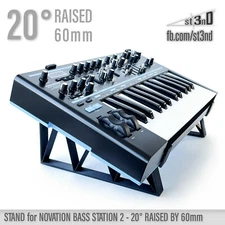 STAND for NOVATION BASS STATION 2 / AFX STATION - 20° - Raised (by 60mm)