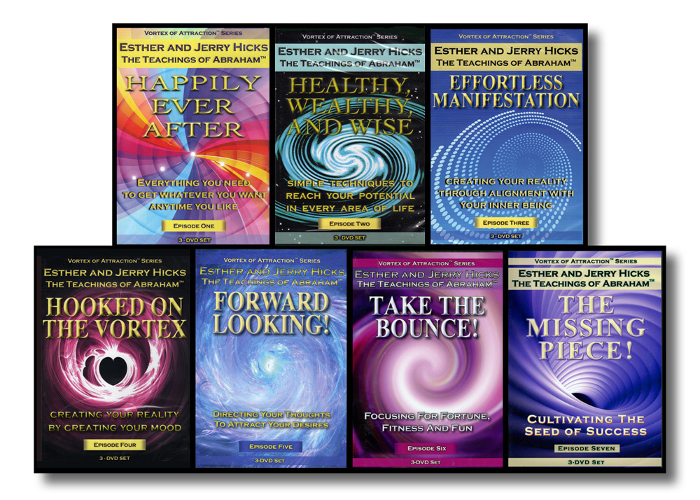 Abraham-Hicks Esther - All 7 Vortex of Attraction Sets - 21 DVDs