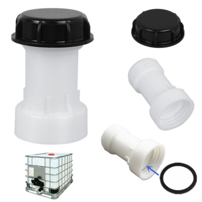 IBC Container Zubehör Distanzstück-Verlängerung Adapter gerade Grobgewinde S60x6