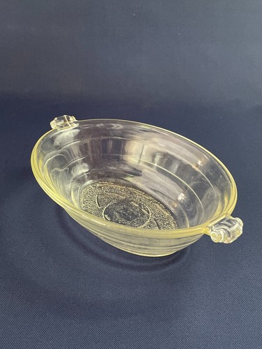 vintage ART DECO Glasbake clear pressed glass serving bowl c.1920-30s - Picture 1 of 8