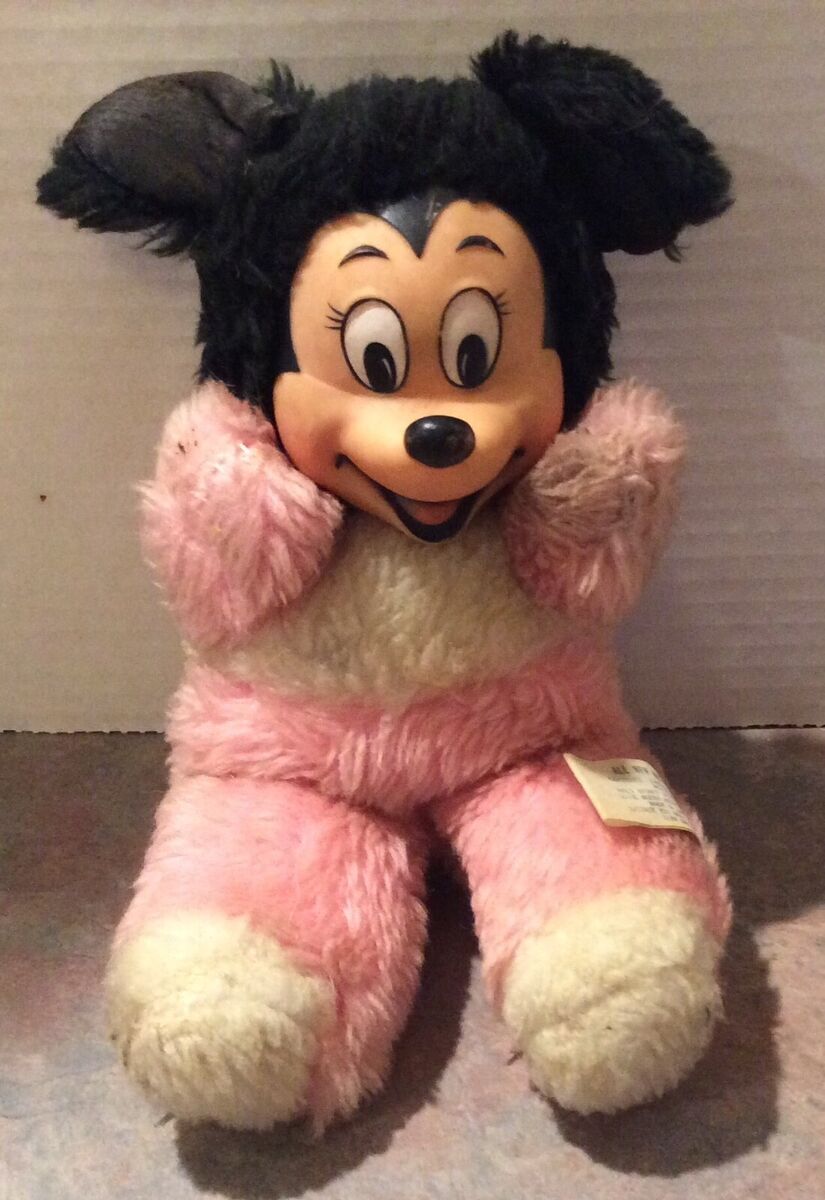 Vintage Minnie Mouse Walt Disney Productions Pink Plush Vintage Minnie Mouse Walt Disney Productions Pink Plush