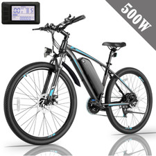 500W 48V Electric Bike 27.5inch Commuters Ebike 21Speed E-Mountain Bicycle w/LCD
