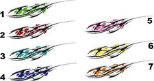 Motorcycle Gas Tank Helmet Wrap Graphics Car Decal Vinyl Stickers 2- 12
