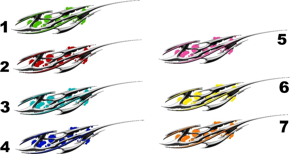 Calcomanía gráfica envoltura vehículo remolque barco coche camión calcomanía pegatinas de vinilo 2-50" X 13" Foto 2 de 2