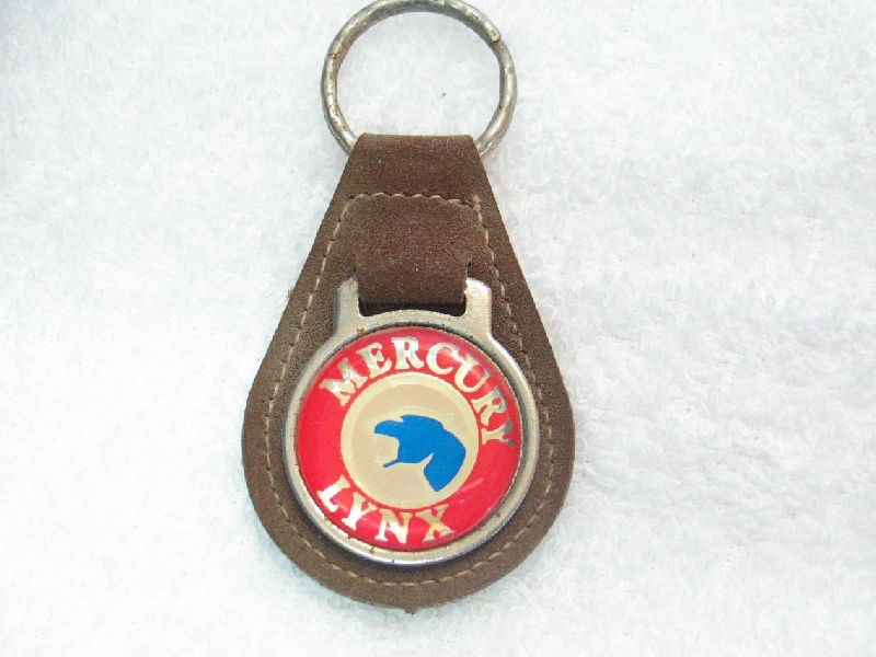 VINTAGE KEY-CHAINS／アメリカ Vintage Mercury Lynx Suede Like Keychain Key Fob | eBay