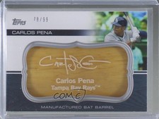2010 Topps Update Manufactured Bat Barrels 78/99 Carlos Pena #MBB-82 1h1