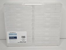 Simply Tidy photo craft keeper 14.9x 12x5 art tool storage bin organizer 16 Case