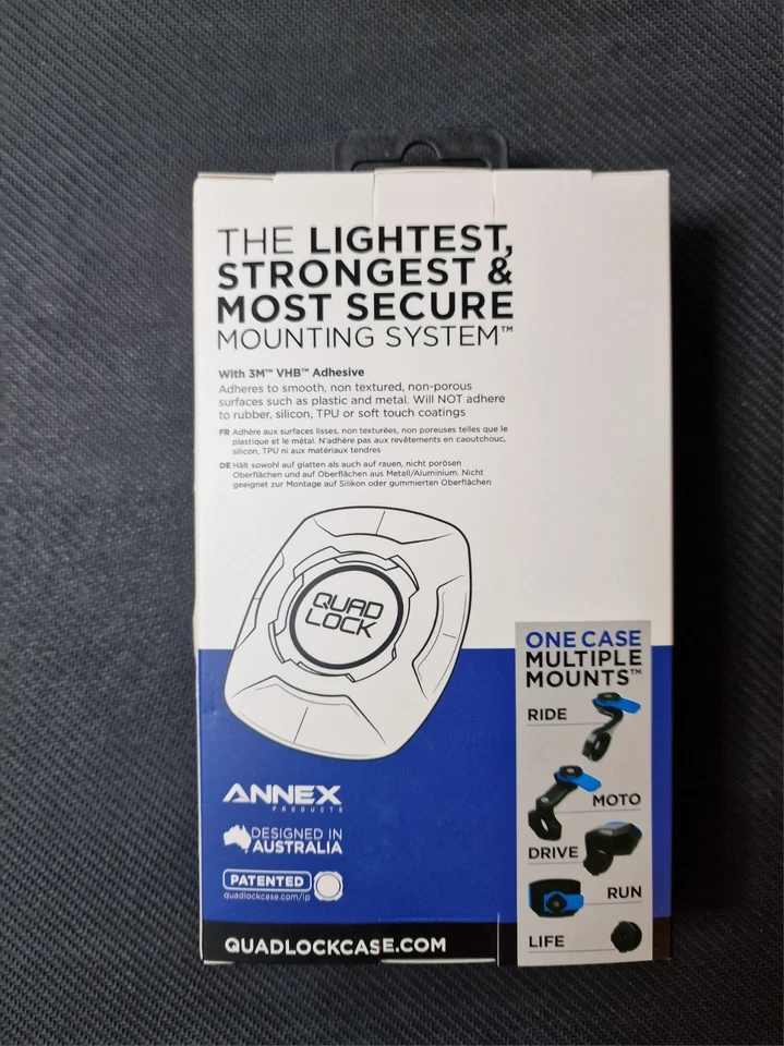 Quad Lock Bike Kit Steam/Handlebar Mount - Image 2 of 3