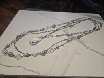 Lia Sophia Michael Detachable Necklaces w/Glass & Resin Beads