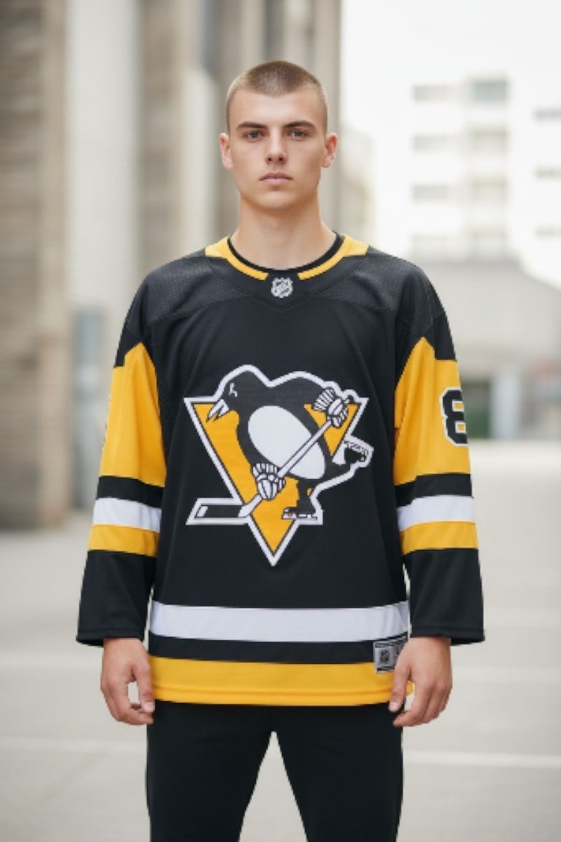 *p(R)ojectR® EC Hockey Jersey Pittsburgh Penguins Erik Karlsson L/XL NHL Hockey Jersey NWT Team