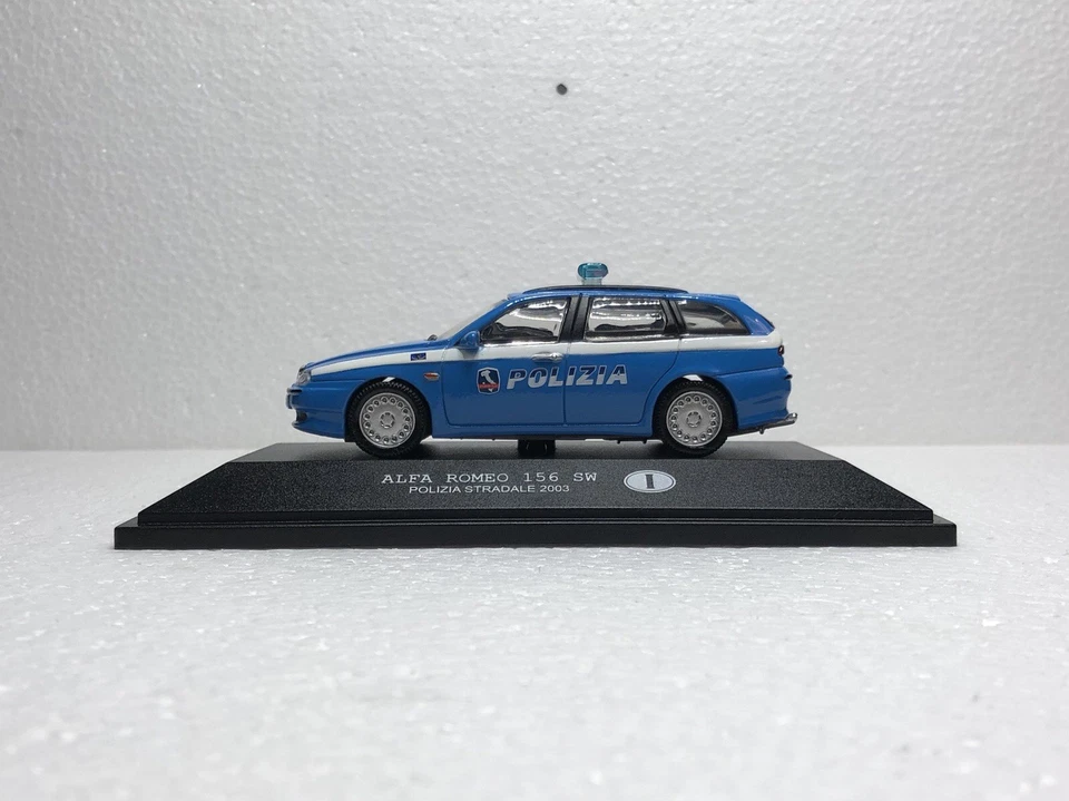 1:43 New-Ray Alfa Romeo 156 SW Polizia Stradale (2003) Modello Statico🔝 Info⬇️ - Immagine 4 di 4