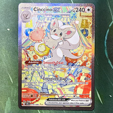 Cinccino ex 119/086 CRZ Crown Zenith Full Art Holo Ultra Rare English