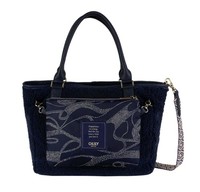 Oilily Haki Handbag Night Sky Handtasche Schultertasche Henkeltasche Blau Neu