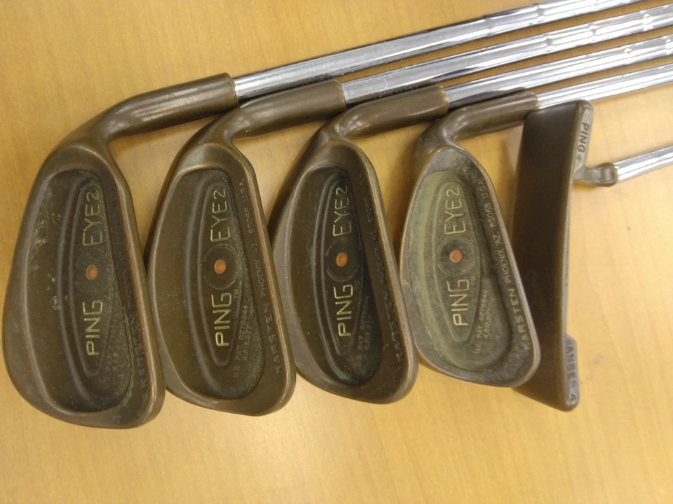 Ping EYE2 Beryllium Copper Orange Dot Iron Set #3-W,S(9Clubs) & Pal 4 Putter - Image 4 of 4