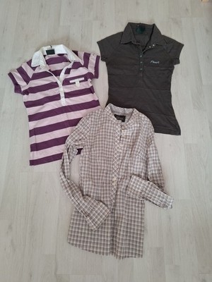 3x Damen hemd bluse top t shirt  polo Gr. Xs, S, -  Set peak performance